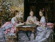 Sir John Everett Millais Hearts are Trumps Germany oil painting artist